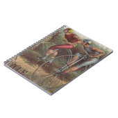 Victoriaans High Wheel Fietsen Notitieboek (Linkerzijde)