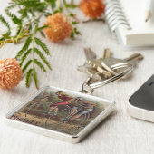 Victoriaans High Wheel Fietsen Sleutelhanger (Zijkant)