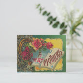 Victoriaans Hoefijzer Moederdag Kaart (Staand voorkant)