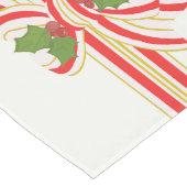 Victoriaans Holly Bow Table Runner - Kerst Lange Tafelloper (Hoek)