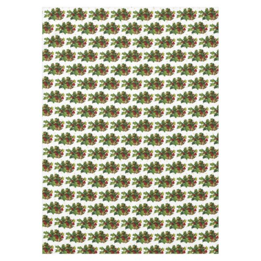 Victoriaans Holly Leaves Tablecloth Tafelkleed (Voorkant)