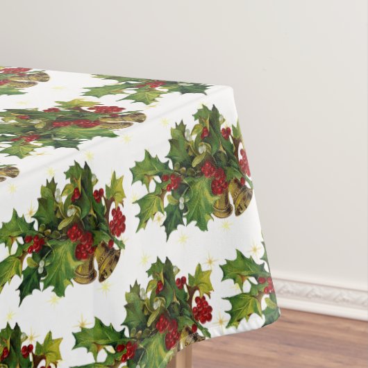 Victoriaans Holly Leaves Tablecloth Tafelkleed (Voorbeeld)