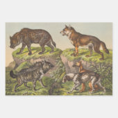 Victoriaans honden Prints Inpakpapier Vel (Voorkant 3)