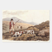 Victoriaans honden Prints Inpakpapier Vel (Voorkant)