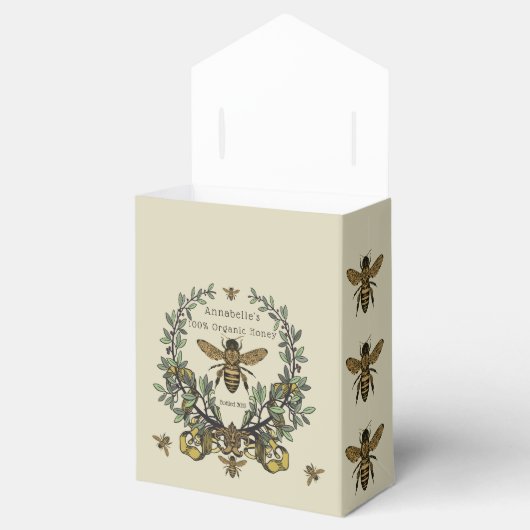  Victoriaans honing personaliseren Bedankdoosjes (Geopend)