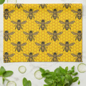 Victoriaans honingbijen theedoek (Gevouwen)