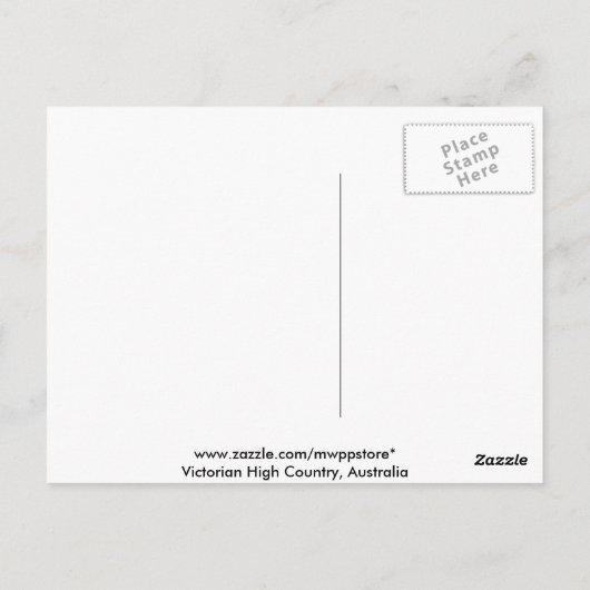 Victoriaans hoogland briefkaart (Achterkant)