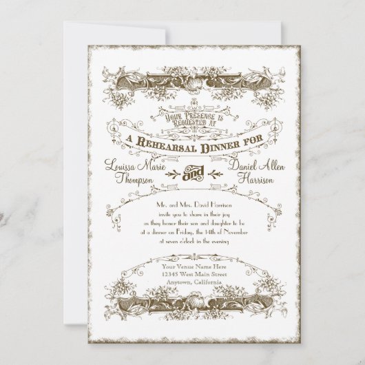  Victoriaans hoorzittingen met de legant Kaart (Voorkant)