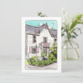 Victoriaans House Chautuaqua Institute Flat Card Kaart (Staand voorkant)