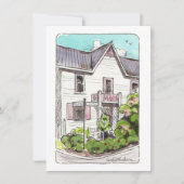 Victoriaans House Chautuaqua Institute Flat Card Kaart (Voorkant)