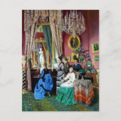 Victoriaans House Party Women Mannen Music schilde Briefkaart (Voorkant)
