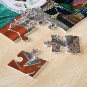 Victoriaans House Party Women Mannen Music schilde Legpuzzel (Zijkant)