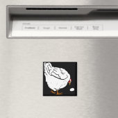 Victoriaans houtsnede boerderijdieren Kippen Magneet (Insitu (Vaatwasser))