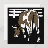 Victoriaans houtsnede boerderijdieren Koeien Aankondiging (Voorkant / Achterkant)