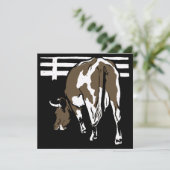 Victoriaans houtsnede boerderijdieren Koeien Aankondiging (Staand voorkant)