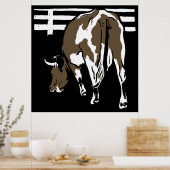 Victoriaans houtsnede boerderijdieren Koeien Poster (Keuken)
