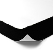 Victoriaans houtsnede boerderijdieren zwarte kat poster (Hoek)