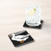 Victoriaans houtsnede eenden op Onderzetter (Rechterzijde)