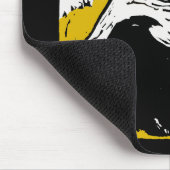 Victoriaans houtsnede geitenmousepad muismat (Hoek)