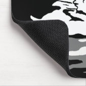 Victoriaans houtsnede zwanen mousepad muismat (Hoek)