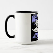 Victoriaans houtsnede zwanen op Mok (Links)