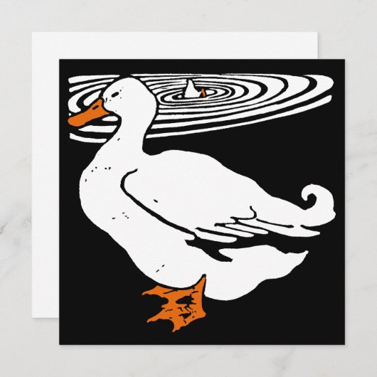 Victoriaans houtsnipvee aankondiging (Voorkant / Achterkant)