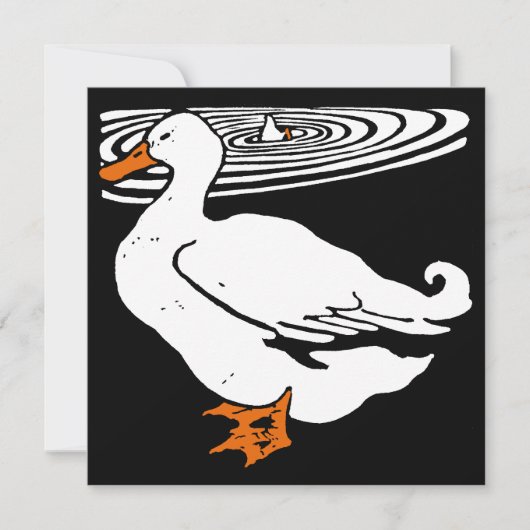 Victoriaans houtsnipvee aankondiging (Voorkant)