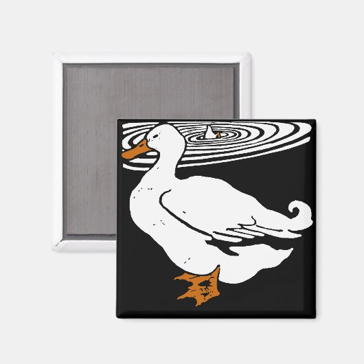 Victoriaans houtsnipvee magneet (Voorkant / Achterkant)