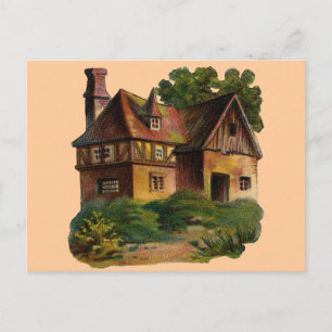 Victoriaans Huis Briefkaart