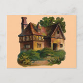Victoriaans Huis Briefkaart (Voorkant)