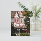 Victoriaans huis briefkaart (Staand voorkant)