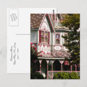 Victoriaans huis briefkaart (Voorkant / Achterkant)