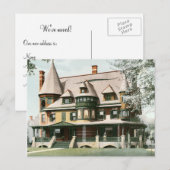 Victoriaans Huis, Briefkaart adreswijziging (Voorkant / Achterkant)