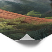 Victoriaans huis in Redwood Tree Poster (Hoek)