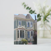 Victoriaans huis in San Francisco Briefkaart (Staand voorkant)