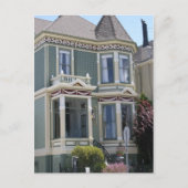 Victoriaans huis in San Francisco Briefkaart (Voorkant)