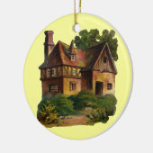 Victoriaans huis keramisch ornament (Links)