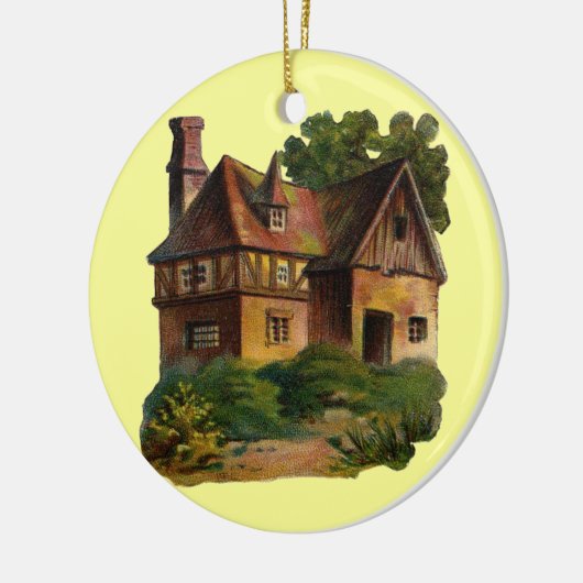 Victoriaans huis keramisch ornament (Links)