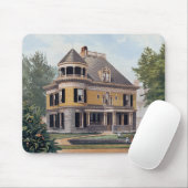 Victoriaans Huis Mousepad #4 Muismat (Met muis)