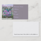 Victoriaans huis Realty Real Estate Agent Real Visitekaartje (Voorkant / Achterkant)