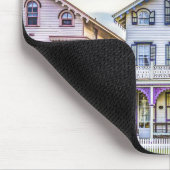 Victoriaans Huis Row Mousepad Muismat (Hoek)