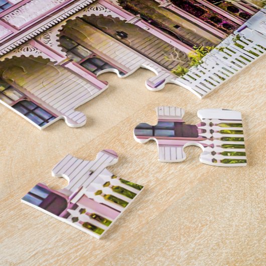 Victoriaans Huis Row Puzzle Legpuzzel (Zijkant)