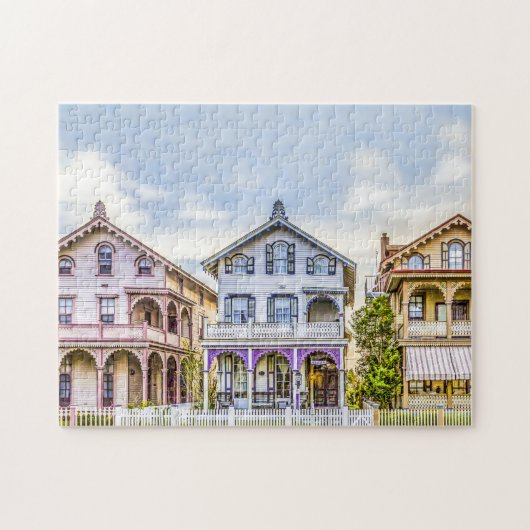 Victoriaans Huis Row Puzzle Legpuzzel (Horizontaal)