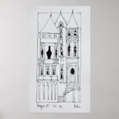 Victoriaans Huis | San Francisco, Californië Poster (Voorkant)