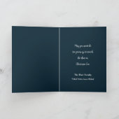 Victoriaans huis voor kerst feestdagen kaart (Binnen)