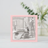  Victoriaans huishouding / Open House Kaart (Staand voorkant)