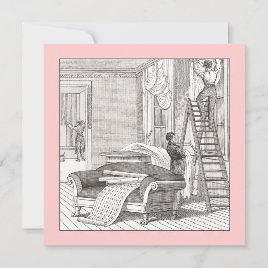  Victoriaans huishouding / Open House Kaart (Voorkant)