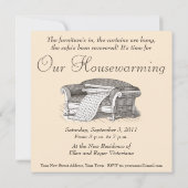  Victoriaans huishouding / Open House Kaart (Achterkant)