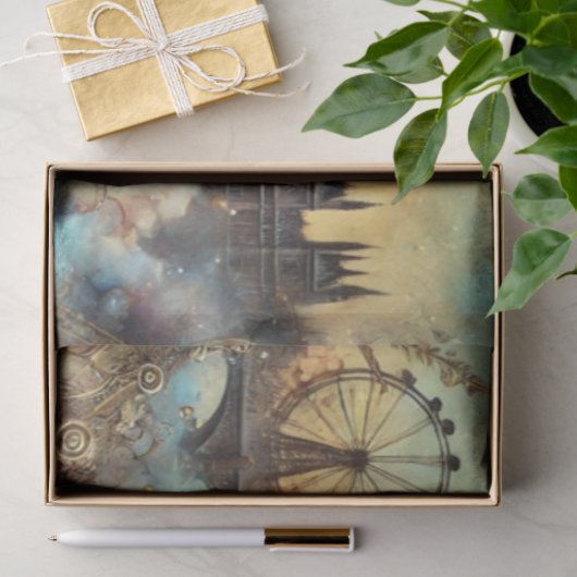 Victoriaans Hummingbird mechanische reis ontkoppel Tissuepapier (Geschenk)