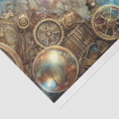 Victoriaans Hummingbird mechanische reis ontkoppel Tissuepapier (Detail)